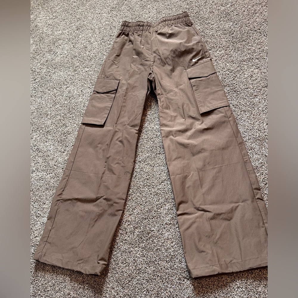 Nike Brown Cargo Wide-Leg Pants